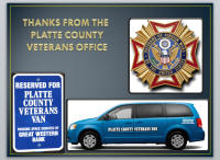 Thanks from the Platte County Veterans Office
